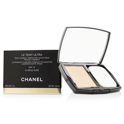 chanel le teint ultra compact foundation|chanel foundation 32 beige rose.